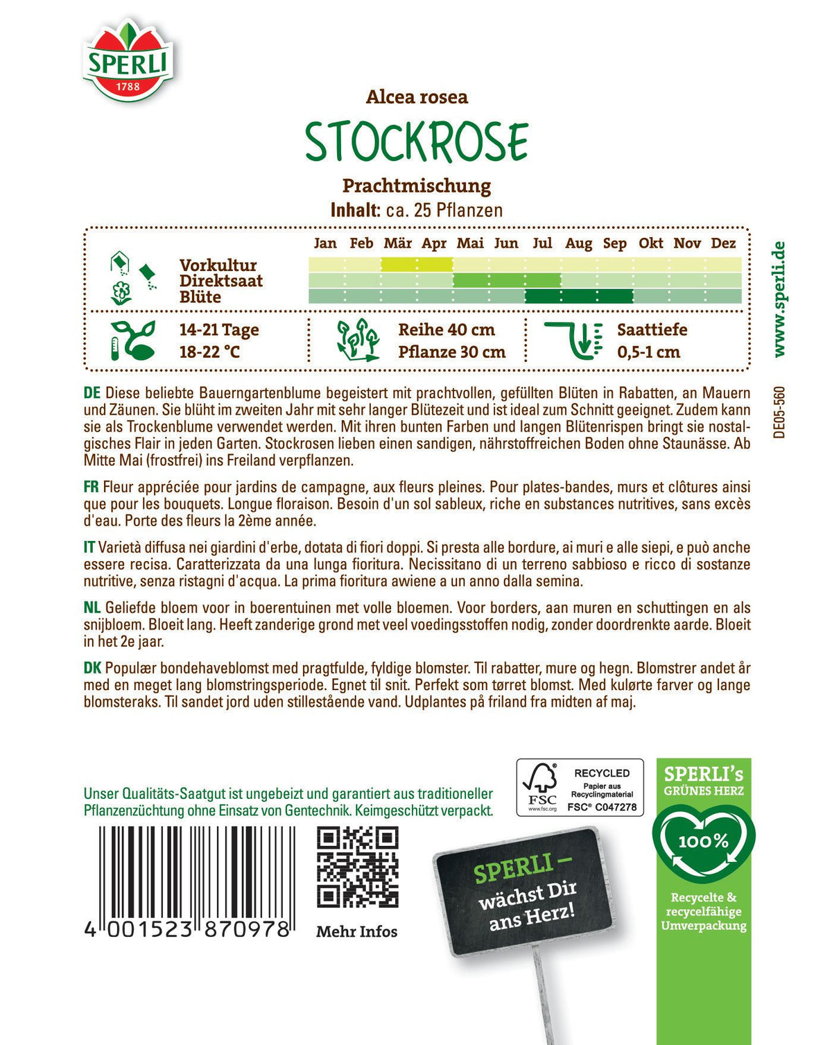 Stockrose Prachtmischung