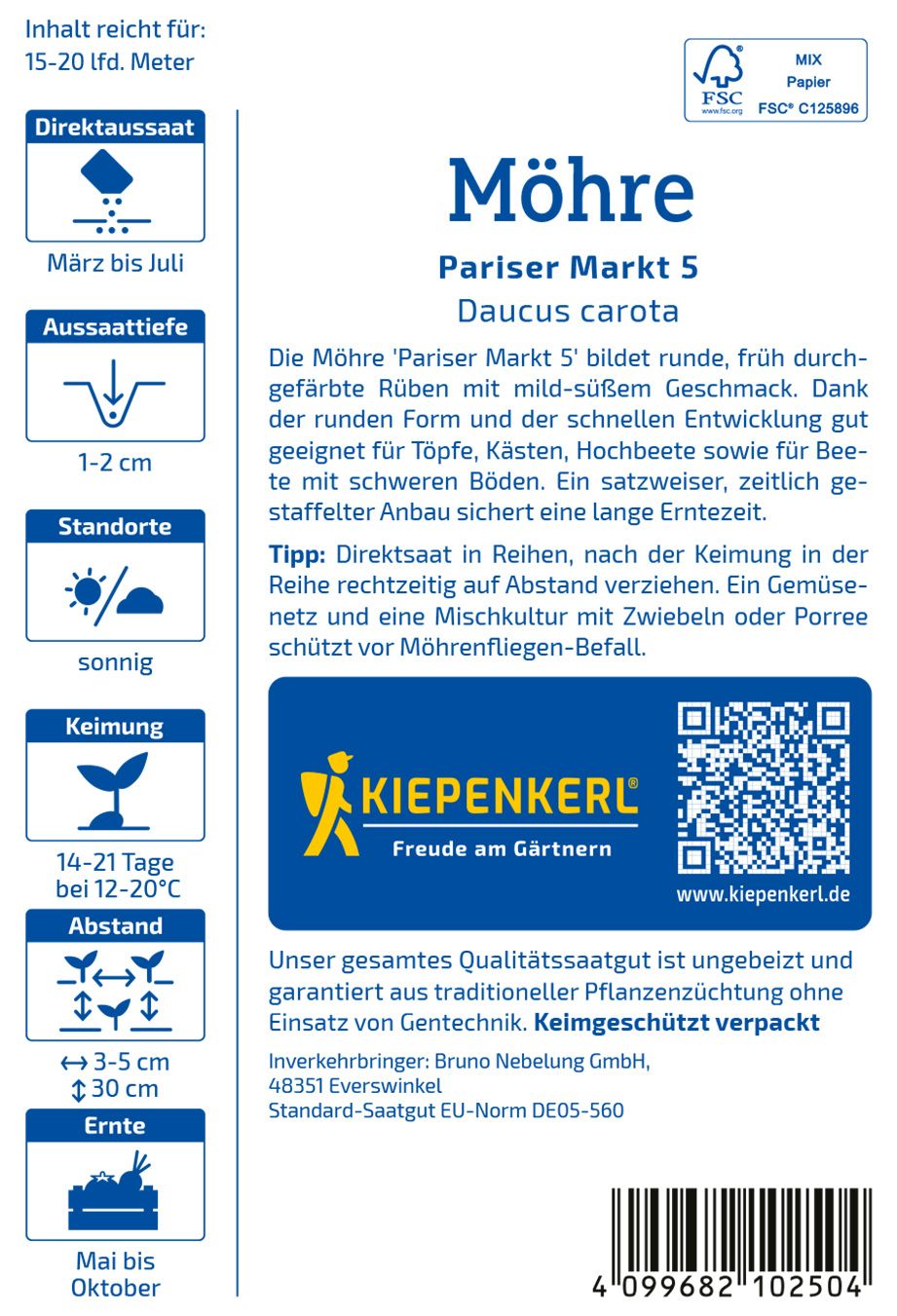 Möhre Pariser Markt 5