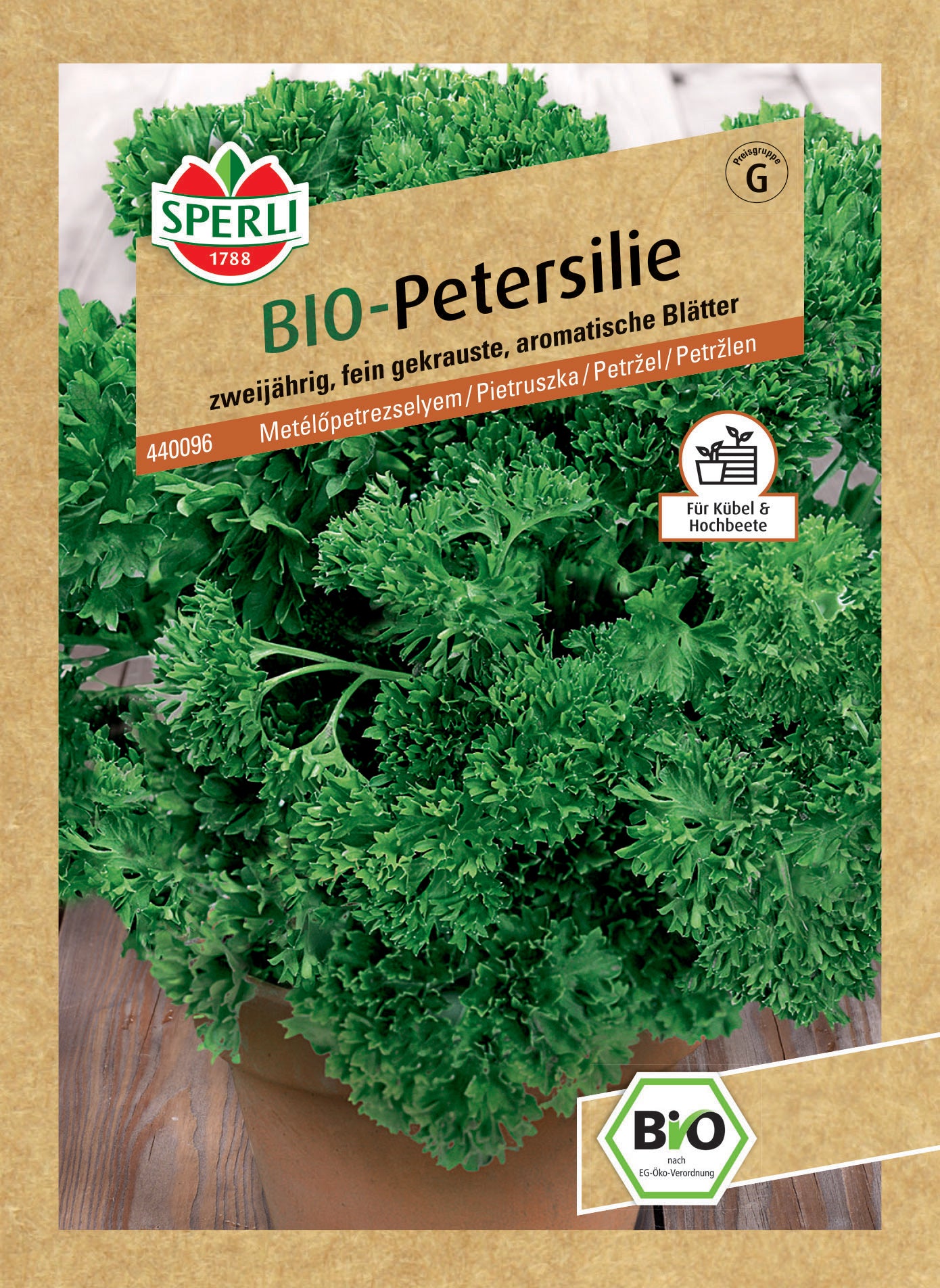 BIO Petersiliensamen, kraus