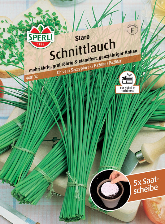 Schnittlauchsamen Staro, Saatscheibe