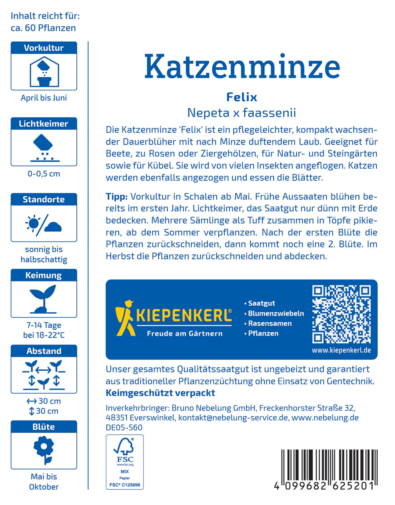 Katzenminzesamen Felix