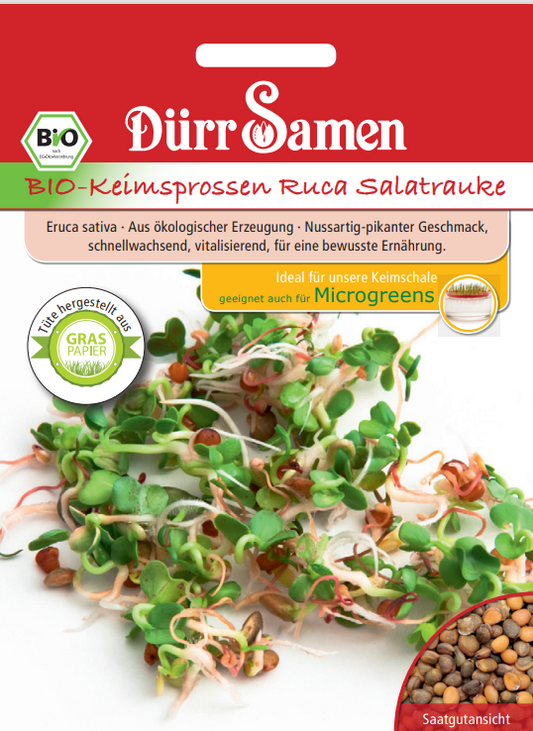 Bio-Keimsprossen Ruca Salatrauke, 75g
